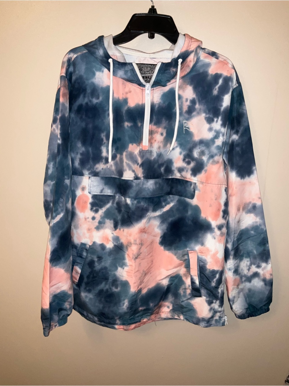 Tie-Dye Pullover Hooded Jacket